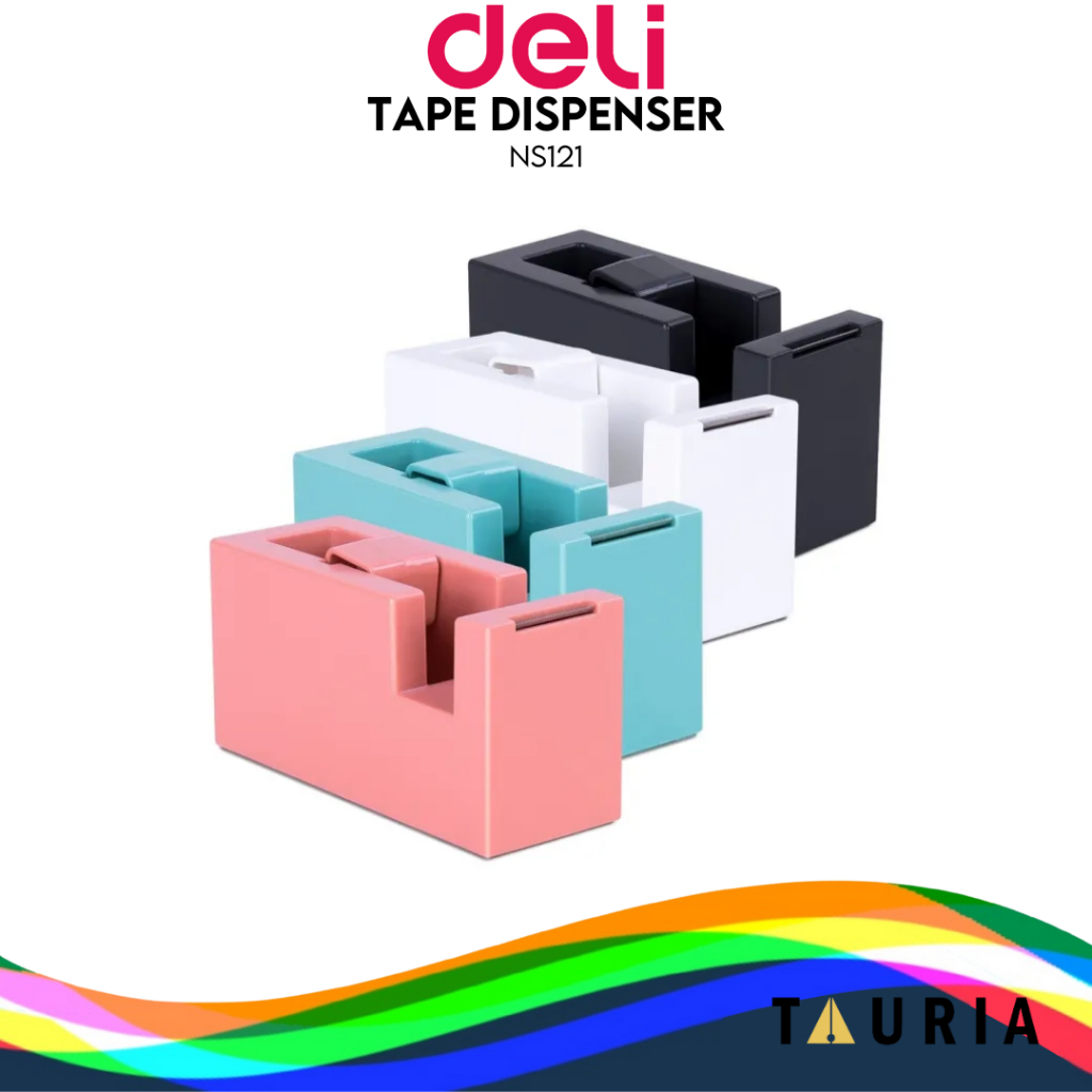 

Deli Nusign Dispenser Tape Non Slip Pisau Tajam 4 Warna NS121