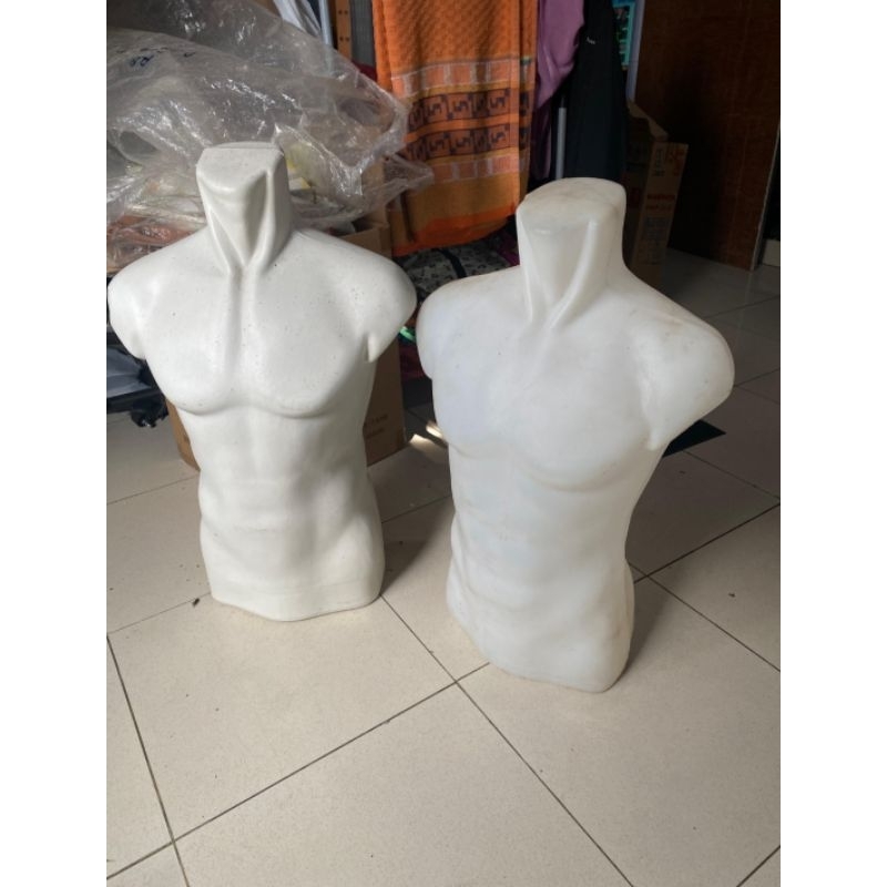 2 patung manekin cowok preloved bekas second