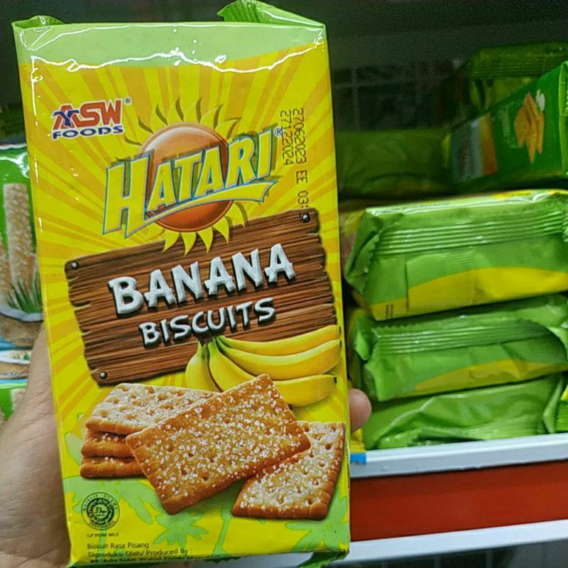 HATARI BANANA BISKUIT 115gr
