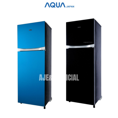 KULKAS 2 PINTU AQUA AQR D275R DB/BK COSMETIC BOX FULL INSULATION