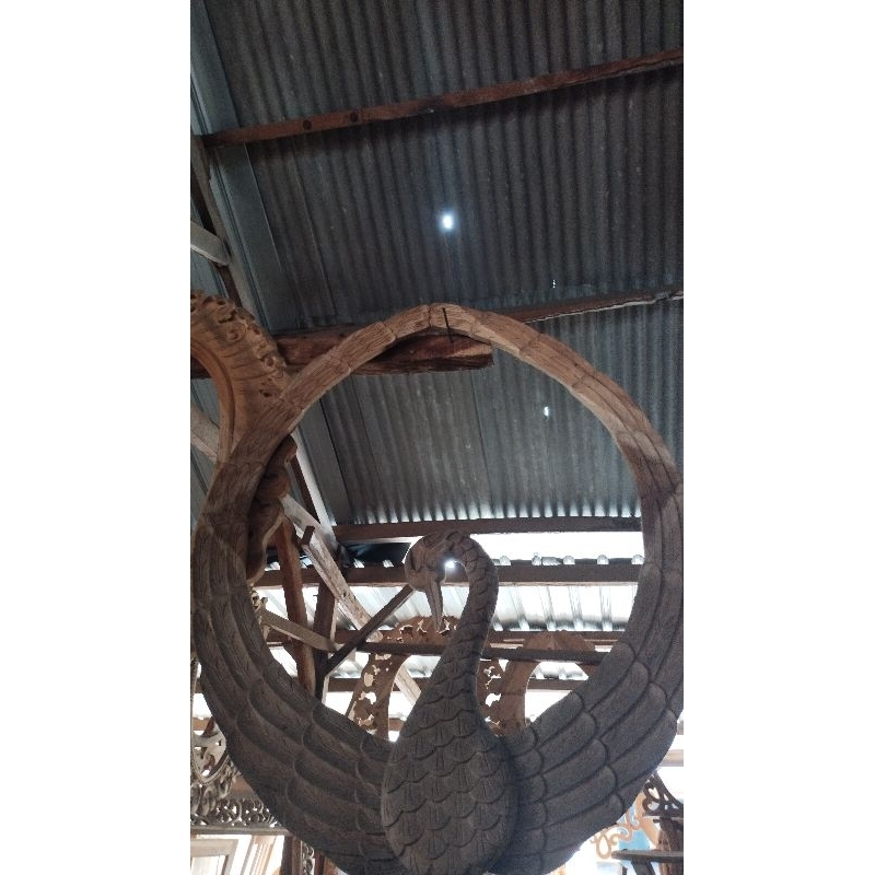 pigura cermin bebek pigura oval pigura antik pigura kayu jati