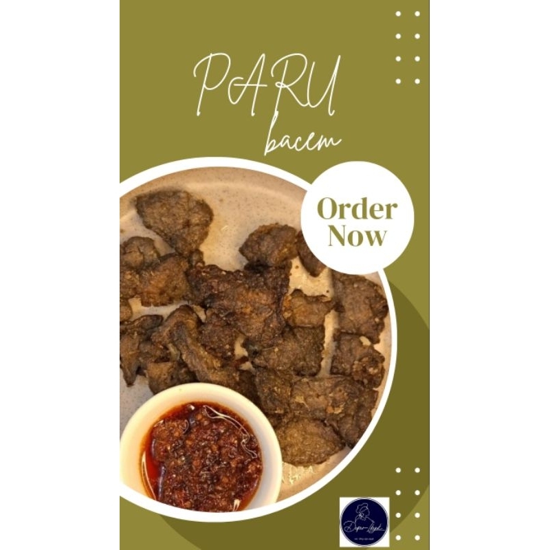 

paru bacem plus sambel