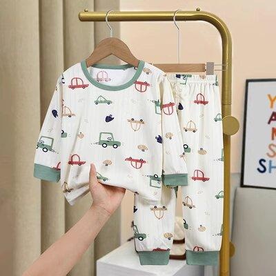 VS - Setelan Anak Motif Fleur Lengan Panjang / Baju TIdur Anak Terbaru