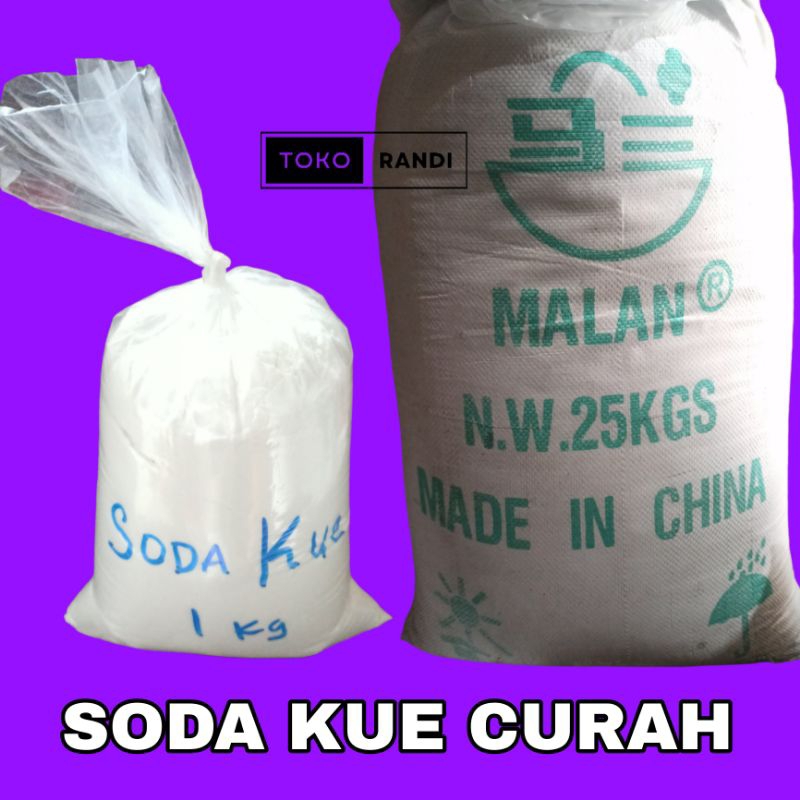 

Soda Kue Malan Curah Kemasan 500gr / Sodium Bicarbonate / Baking Soda / food grade