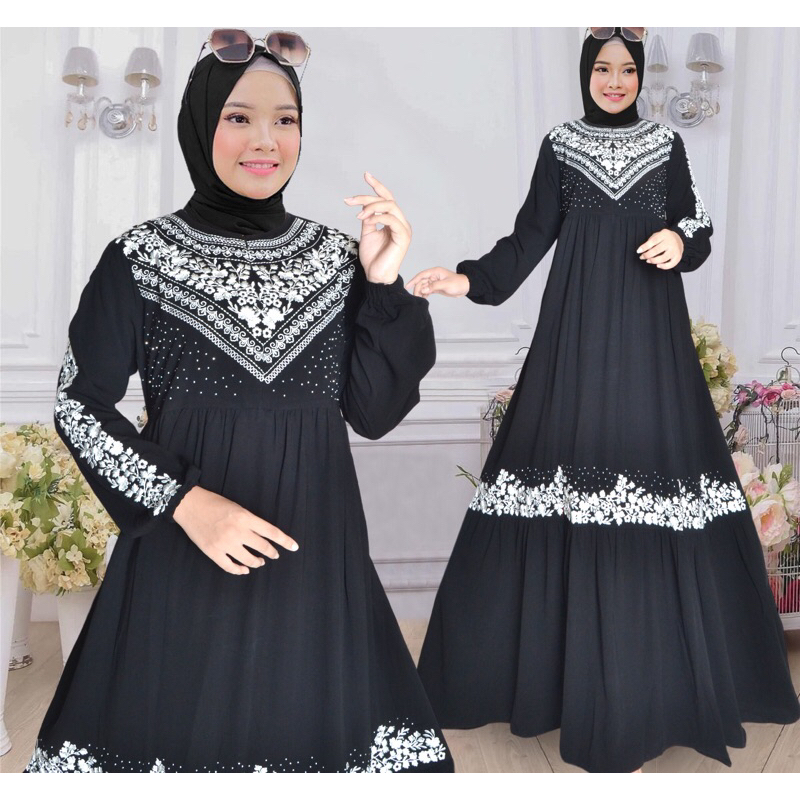 gamis seruty bordir