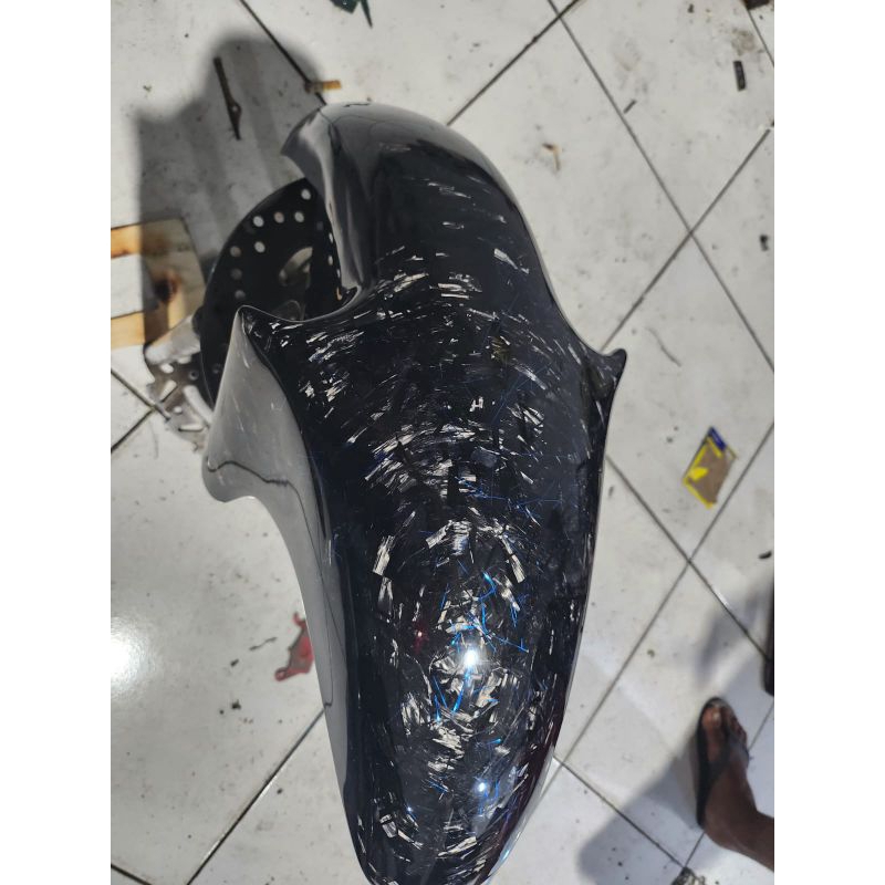 SPAKBOR DEPAN NINJA R CARBON