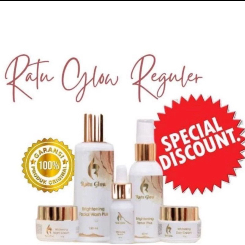 RATU GLOW SKINCARE (ORIGINAL) (FREE GIFT) PENCERAH WAJAH BPOM FLEK JERAWAT