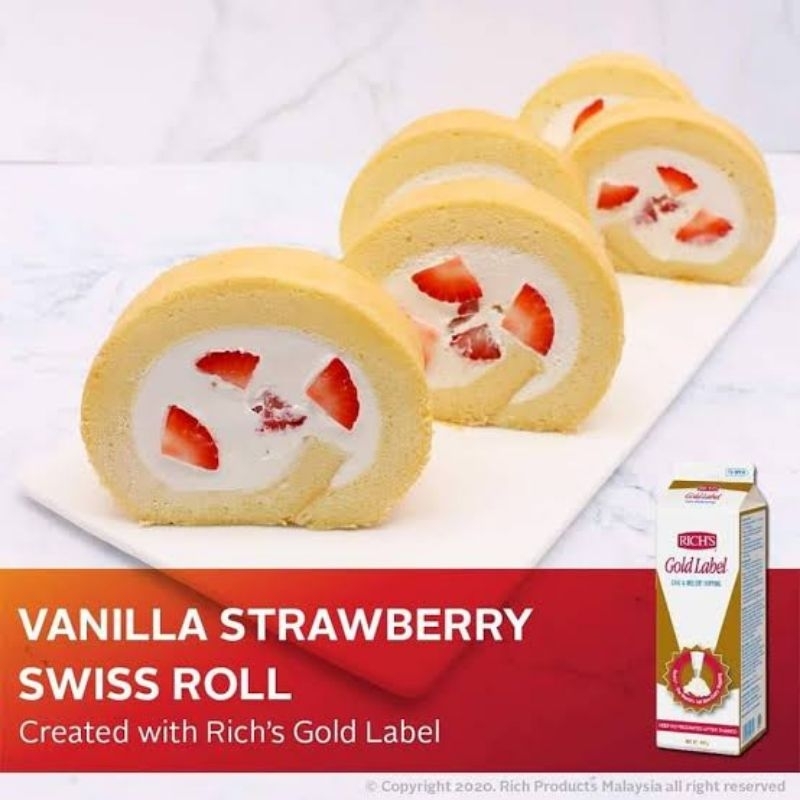 

[Whispers] RICHS GOLD LABEL WHIPING CREAM 907 GR LABEL EMAS RICHS NON DAIRY WHIP KRIM RICH WHIPPING