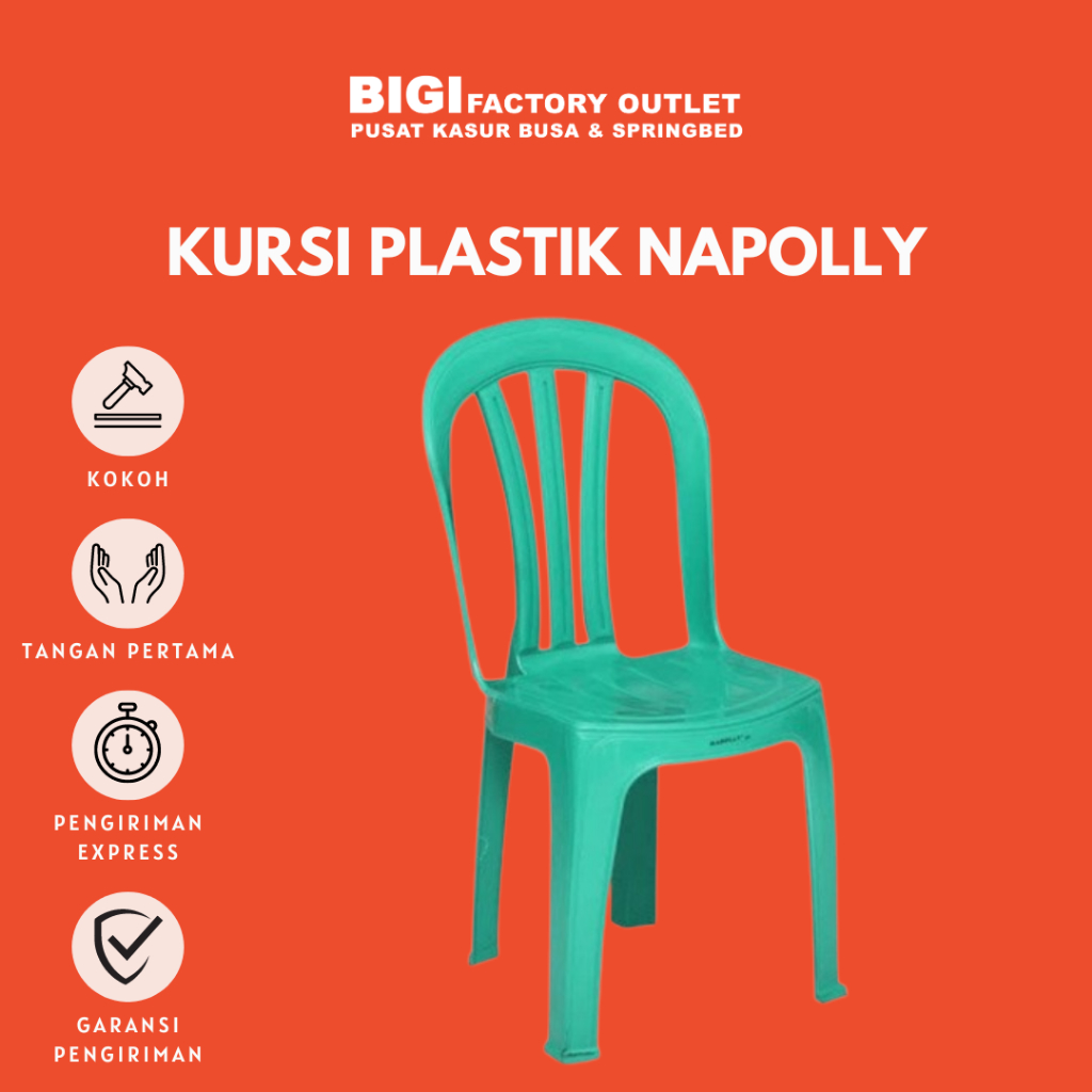 Kursi Plastik Kondangan Kursi Teras BIG 101 Napolly