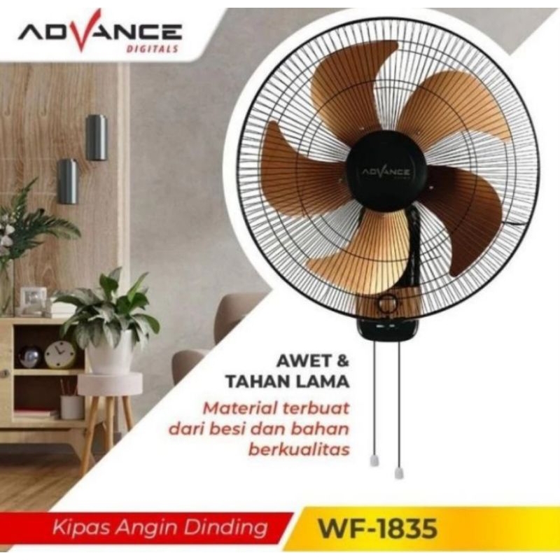 KIPAS ANGIN ADVANCE 18 INCH - WALLFAN ADVANCE 18 INCH - ADVANCE KIPAS BESI DINDING 18 INCH - KIPAS G