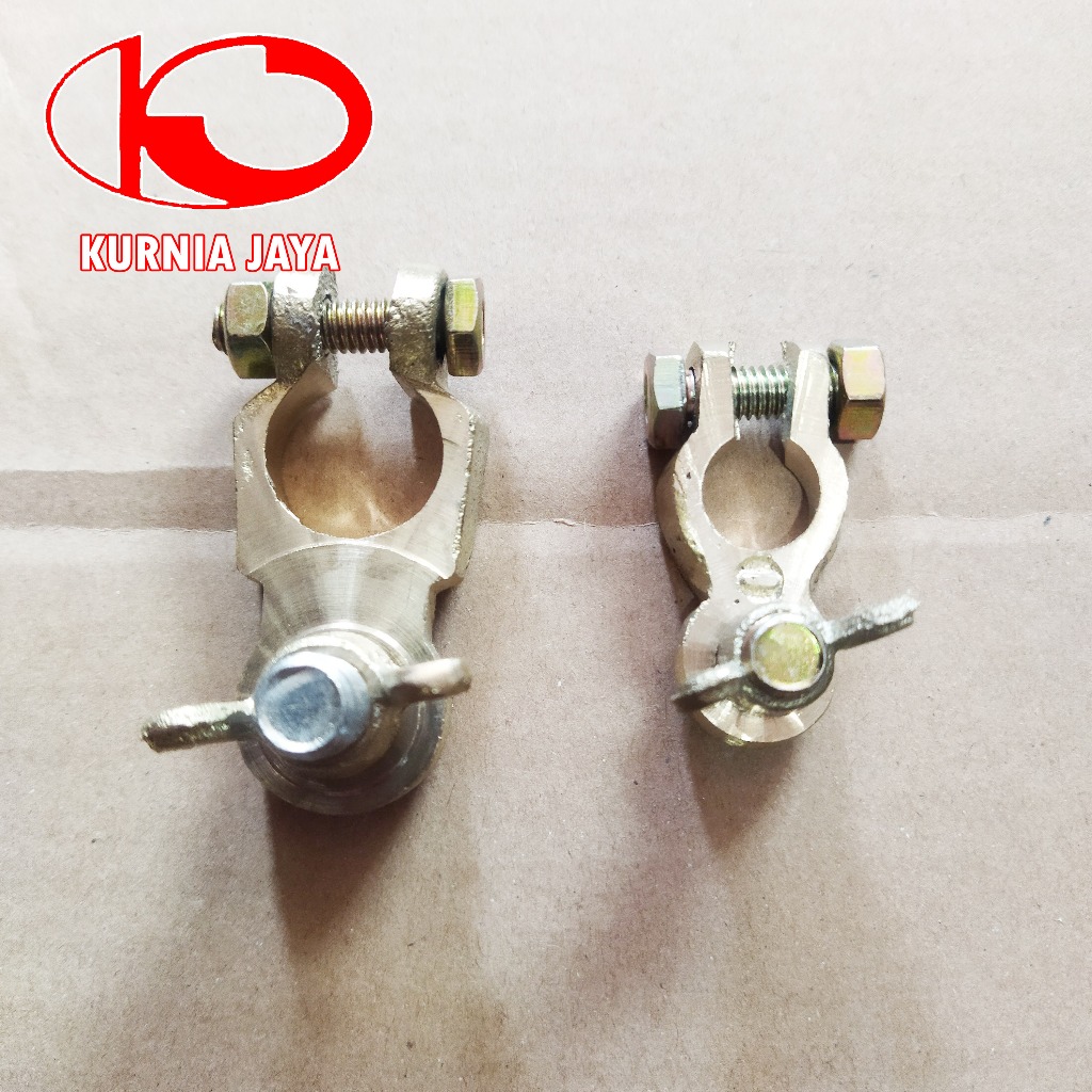 Kepala Aki Besar Dan Kecil Terminal Aki klem aki Kuningan mobil kecil dan mobil besar