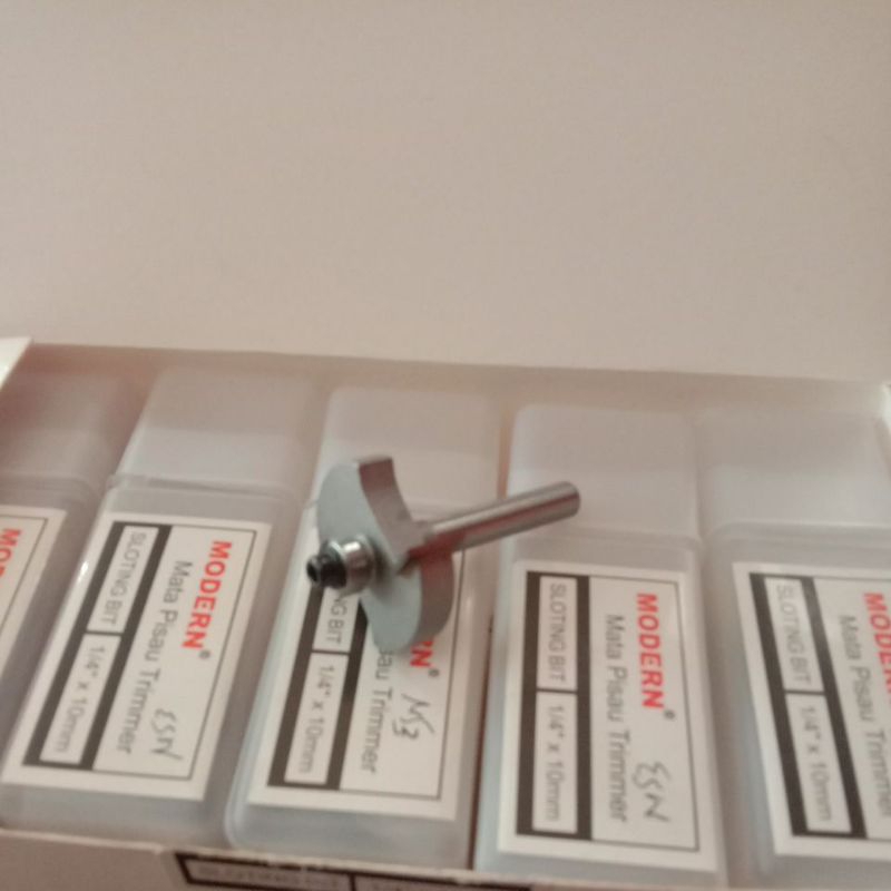 Mata Pisau Trimmer Mata Router Mata Profil Sloting Bit 10mm Modern