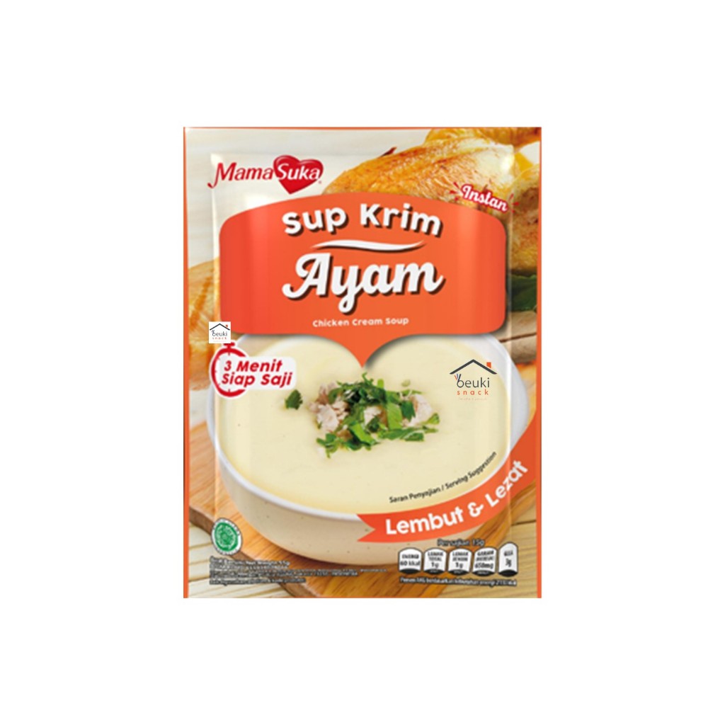 

Mamasuka Sup Krim Instan Rasa Ayam Praktis dan Lezat