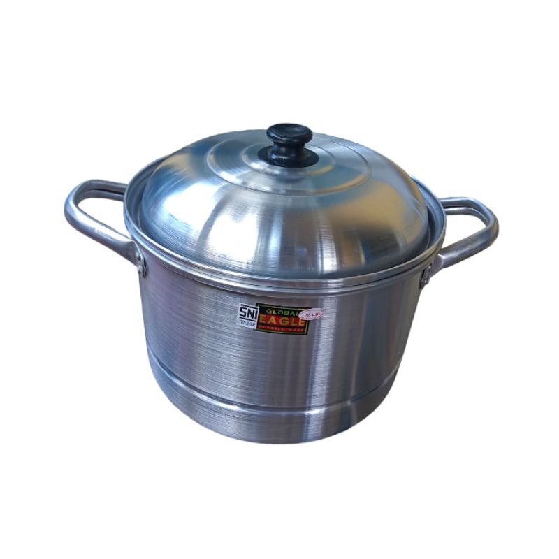 Panci Global Eagle kukus serga guna uk 2 liter diameter dalam 26cm kukusan serba guna set sarang pan
