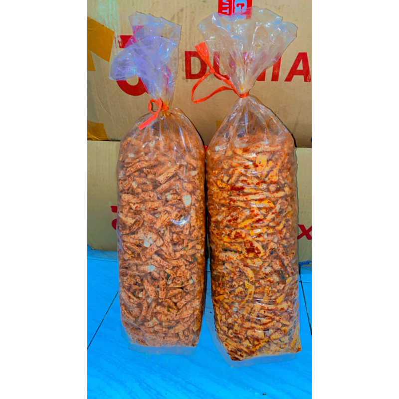 

basreng pedas daun jeruk 1kg