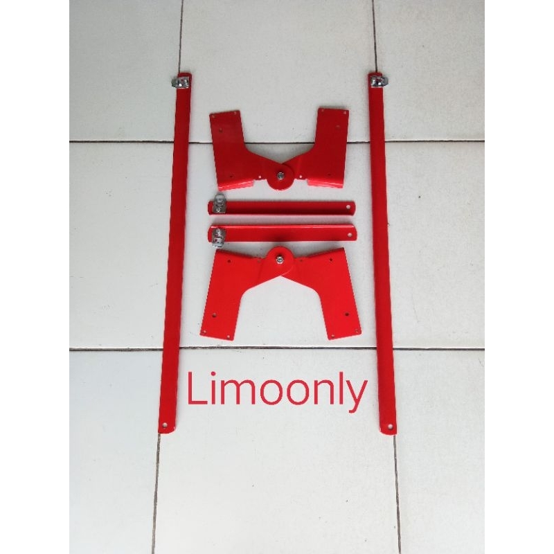 Engsel tangga lipat aluminium / Breket tangga baja ringan