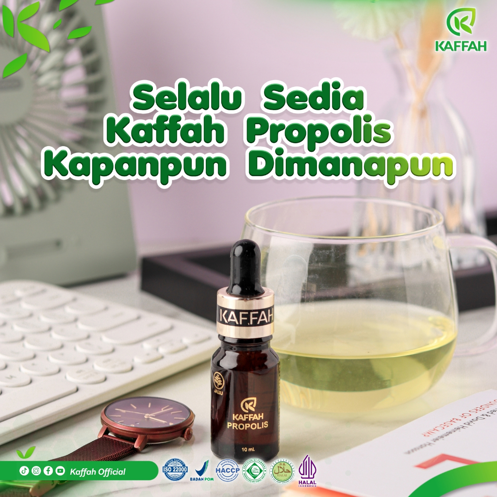Paket 5 Botol KAFFAH PROPOLIS  ikhtiar menjaga kesehatan