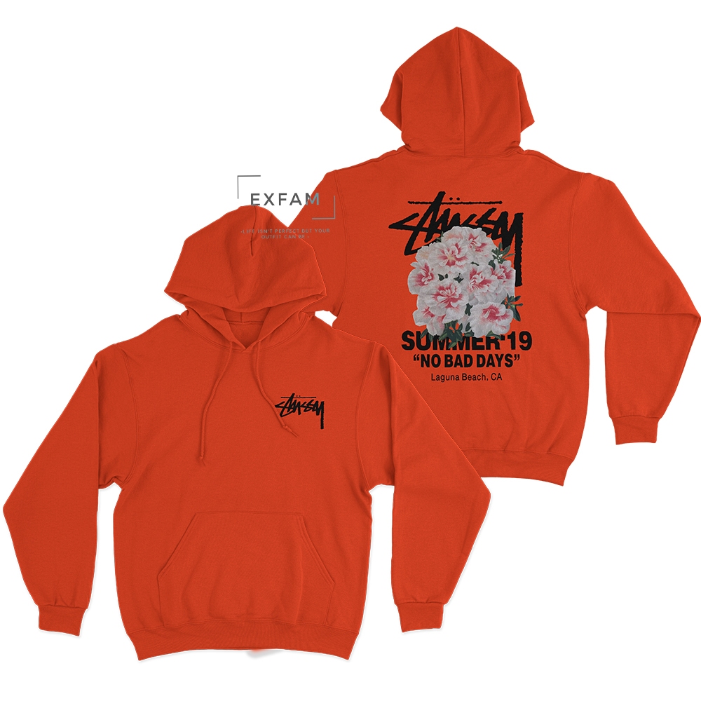 Jaket Hoodie Stussy Summer 19 No Bad Days Aria Choi Wind Breaker Outfits