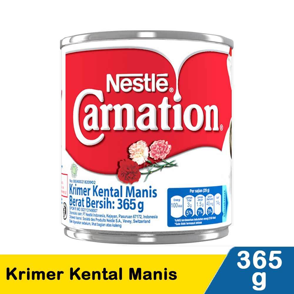 

Susu Carnation - 365gr | Susu Kental Manis/Krimer Kental Manis