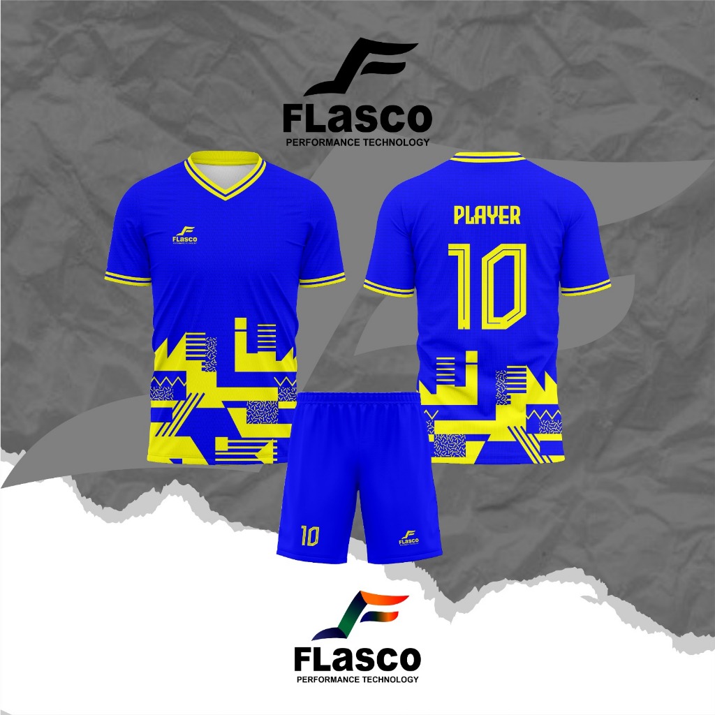 Jersey Bola / Jersey Futsal Full Printing Dryfit Milano Fl07