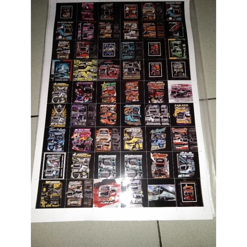 

(54pcs) STIKER BASURI TELOLET