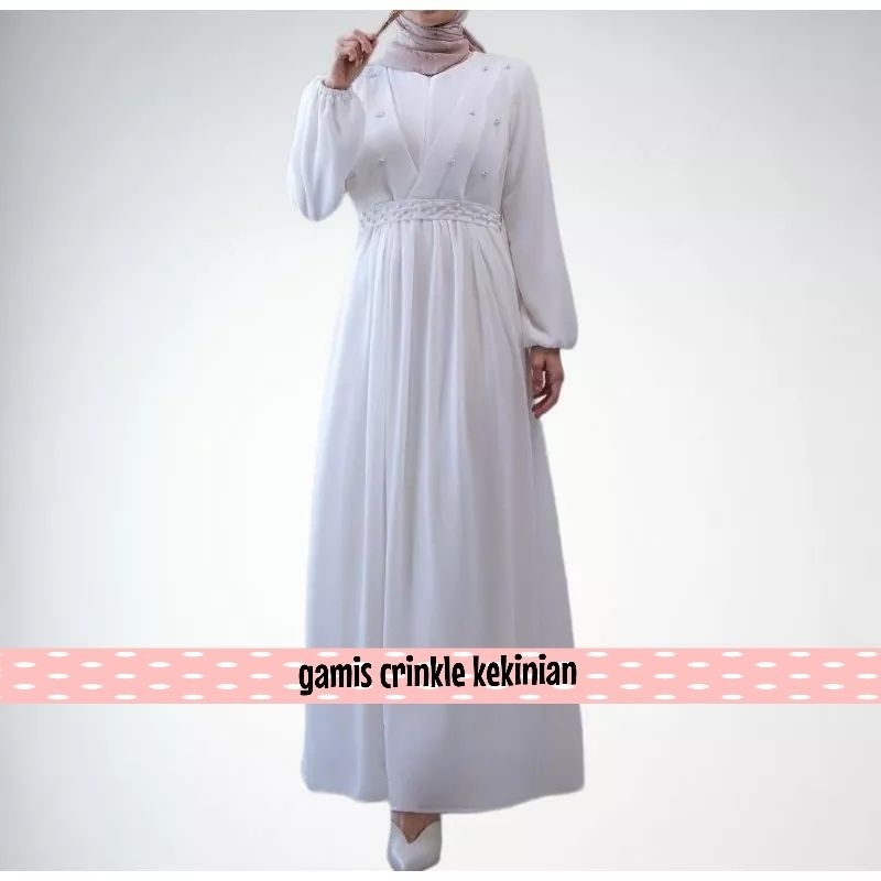 TYARA - DRESS BAJU GAMIS BUSUI WANITA CRINKLE AIRFLOW BAHAN JATUH M L XL XXL JUMBO/GAMIS DRESS BAJU 