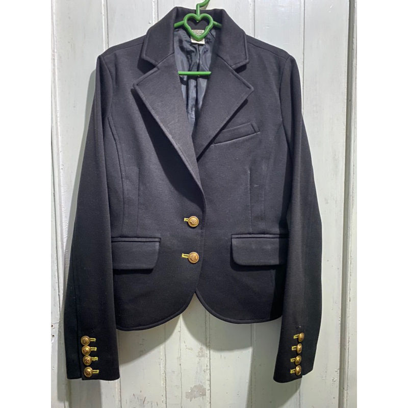 Blazer black Kancing Balmain