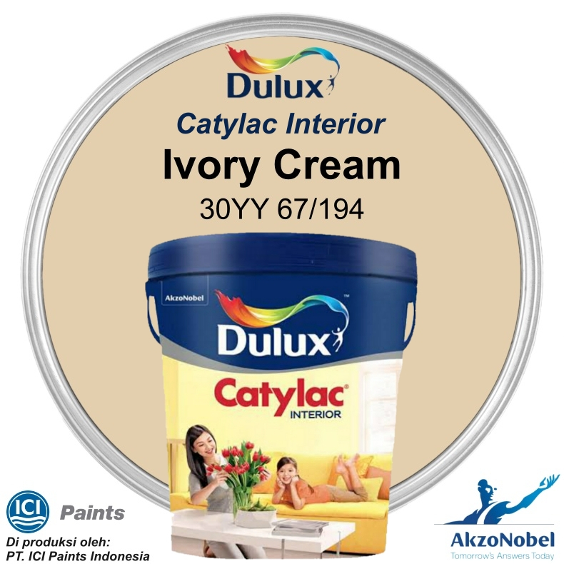 CAT DULUX CATYLAC INTERIOR 5 KG - IVORY CREAM 30YY 67/194
