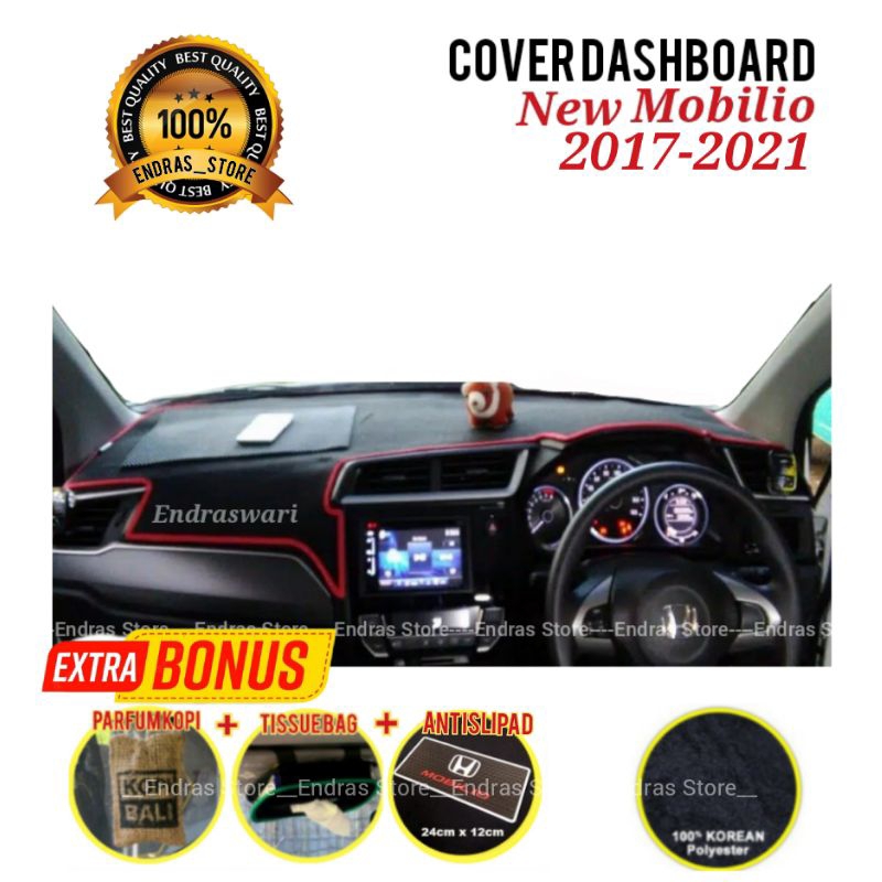 Cover Dashboard Mobil Mobilio 2017-2021 Variasi Aksesoris Tutup Alas Taplak Pelindung Dashboard Mobil