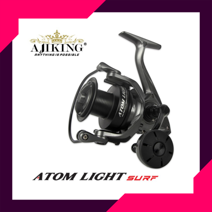 RIL REEL RIIL RILL REL PANCING AJIKING ATOM LIGHT SURF POWER HANDLE