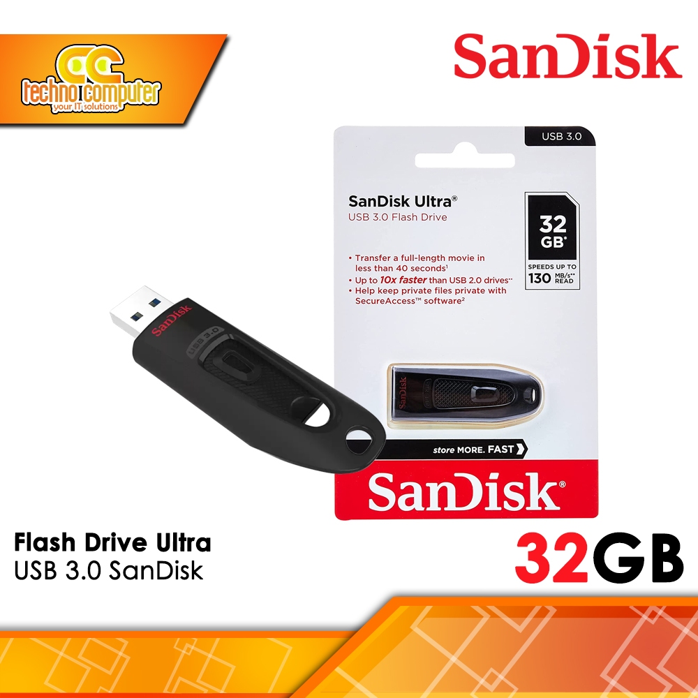 FLASHDISK SANDISK 32GB Ultra USB 3.0 (SDCZ48-O32G-U46)