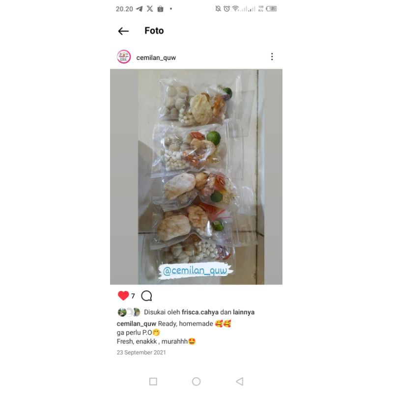 

paket mix boci original, boci ayam suwir, cuangki instan murah