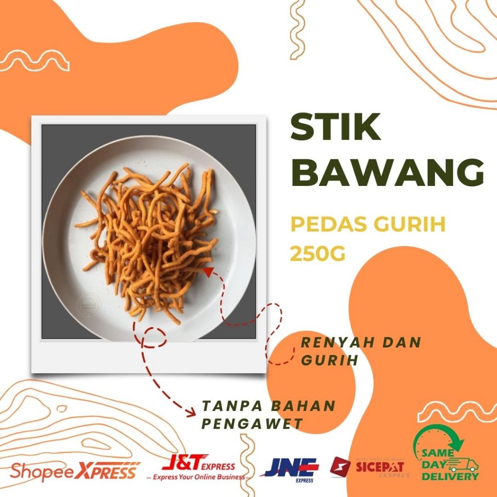 

DanMeal - Stik Bawang 250g/Stik Bawang Pedas 250gr