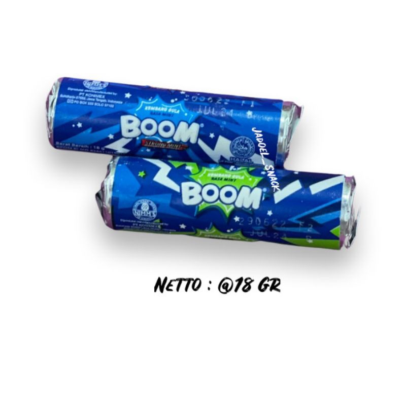 

Permen Boom Roll 18 Gr Rasa Strong Mint