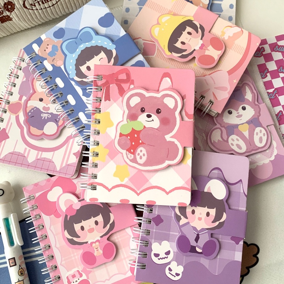 

Model Terkini NOTEBOOK RING MINI MOTIF LUCU DENGAN PENUTUP BUKU / NOTEBOOK RING MINI / BUKU CATATAN A7 MOTIF ☊↕⁑