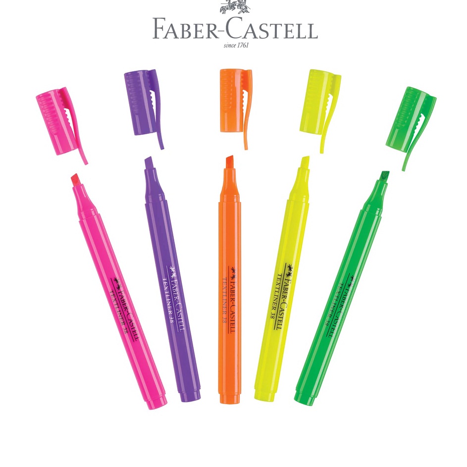 

Ready Faber-Castell Textliner Highlighter Fluorescent ➠❉✳