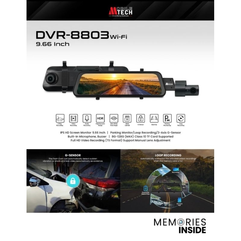 DVR Spion Mtech Wifi 8803 New