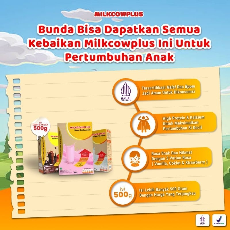 

Milkcow Plus Susu Gemuk Badan Weight Gein 500 gram