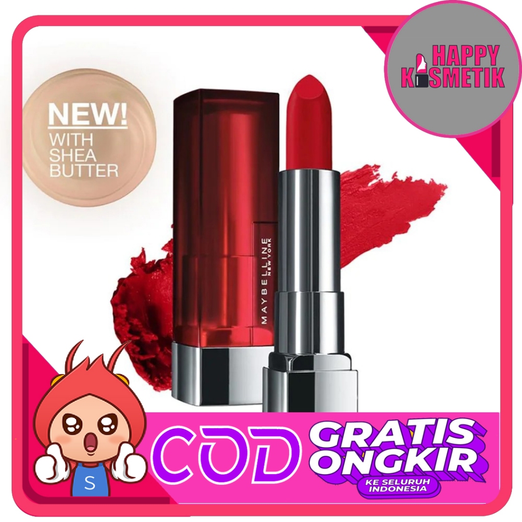 Lipstik Maybelline Revlon Matte Gloss  Maybelline Lipstik Warna Tahan Lama