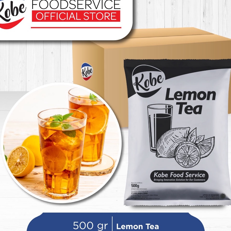 

Laris Kobe Lemon Tea 500gr - Minuman Serbuk Powder Lemon Tea 1/2kg Terbaru