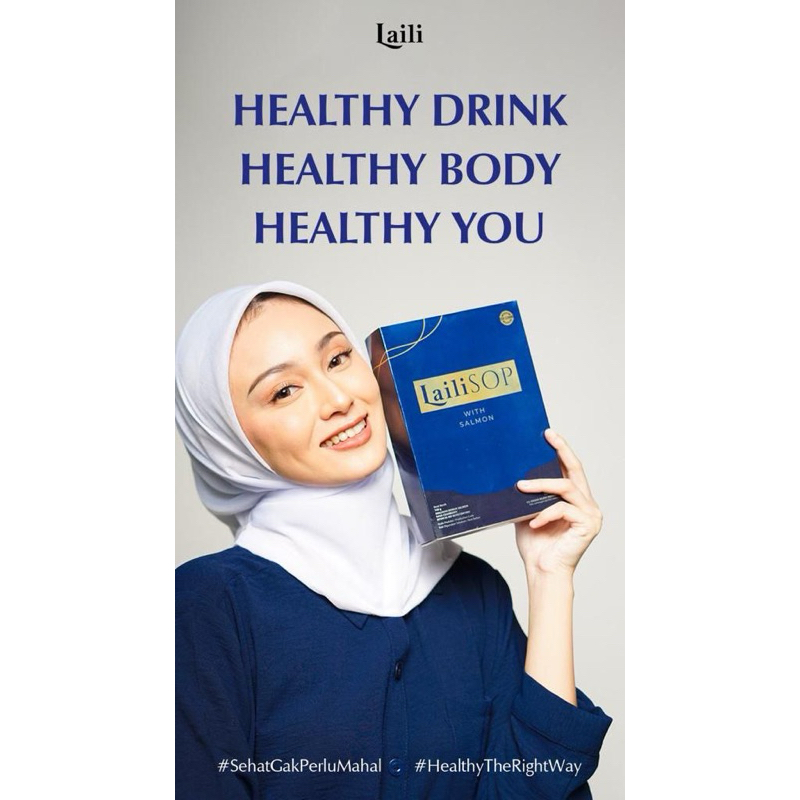 Laili SOP Minuman Kesehatan dan Kecantikan Salmon Ovary Peptide Pertama di Indonesia 100gr