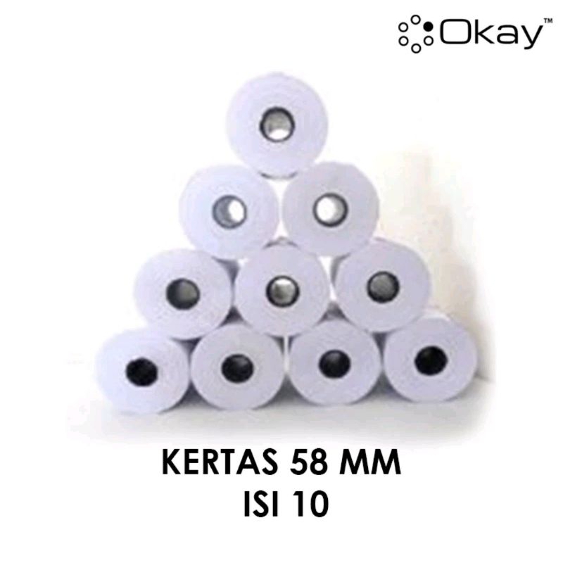 

Kertas Termal 58mmx40mm