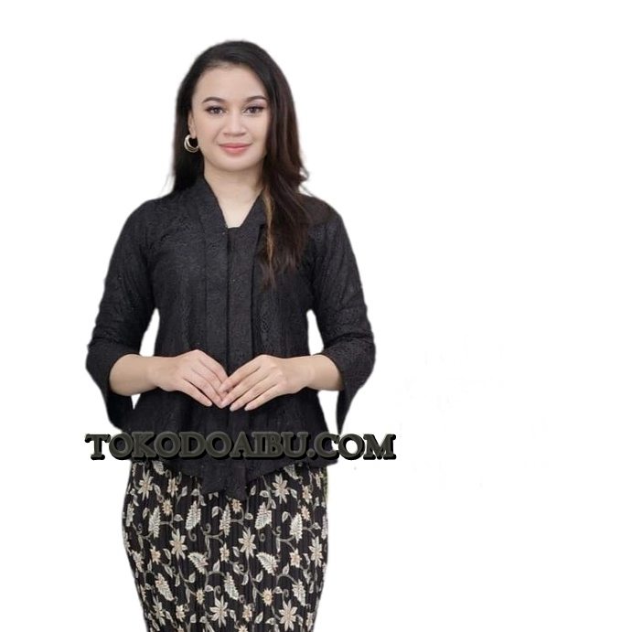 Promo Kebaya Atasan Floy Kutubaru Brokat / Outer Cape Kutu Baru / Kebaya Atasan Brukat Floy Modern H