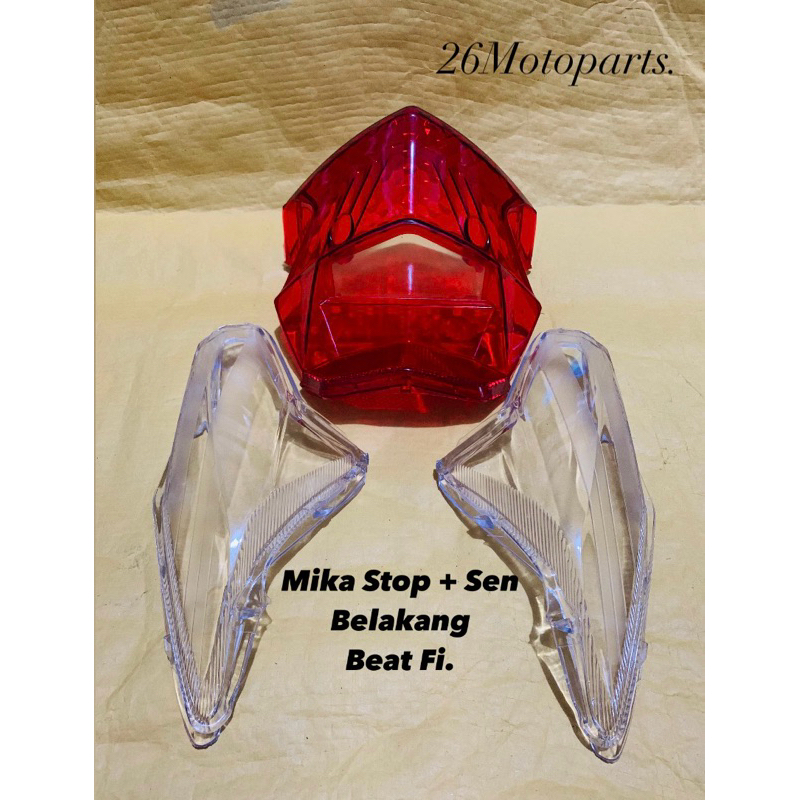 MIKA LAMPU STOP + SEN BELAKANG BEAT FI/MIKA STOPLAMP+ SEN BEAT FI/MIKA LAMPU BELAKANG + SEN BEAT FI/