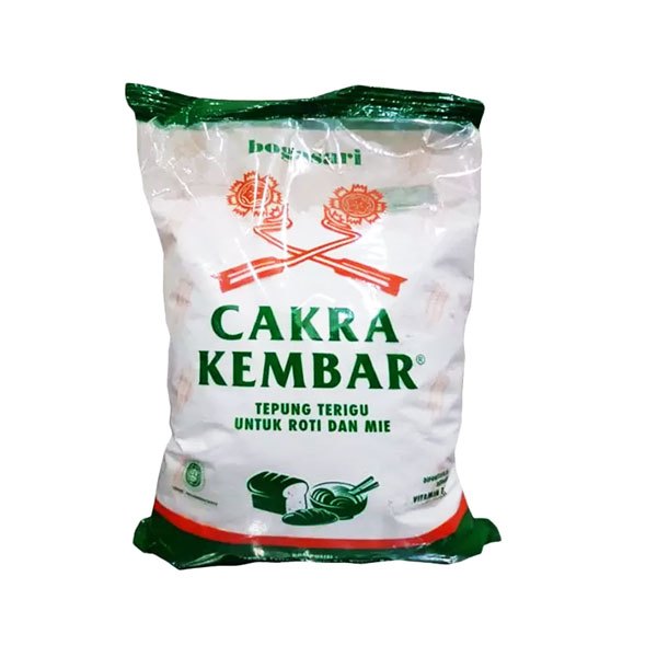 

Cakra Kembar Tepung Terigu Bogasari 1kg