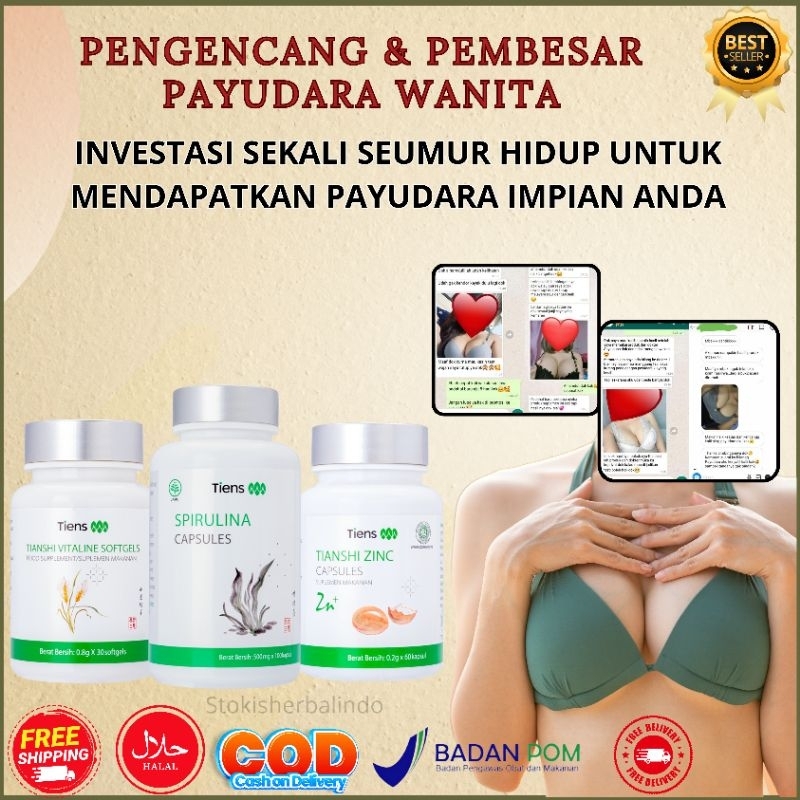 [ TERLARIS ] PEMBESAR PAYUDARA HERBAL ALAMI | ORIGINAL PEMBESAR PAYUDARA