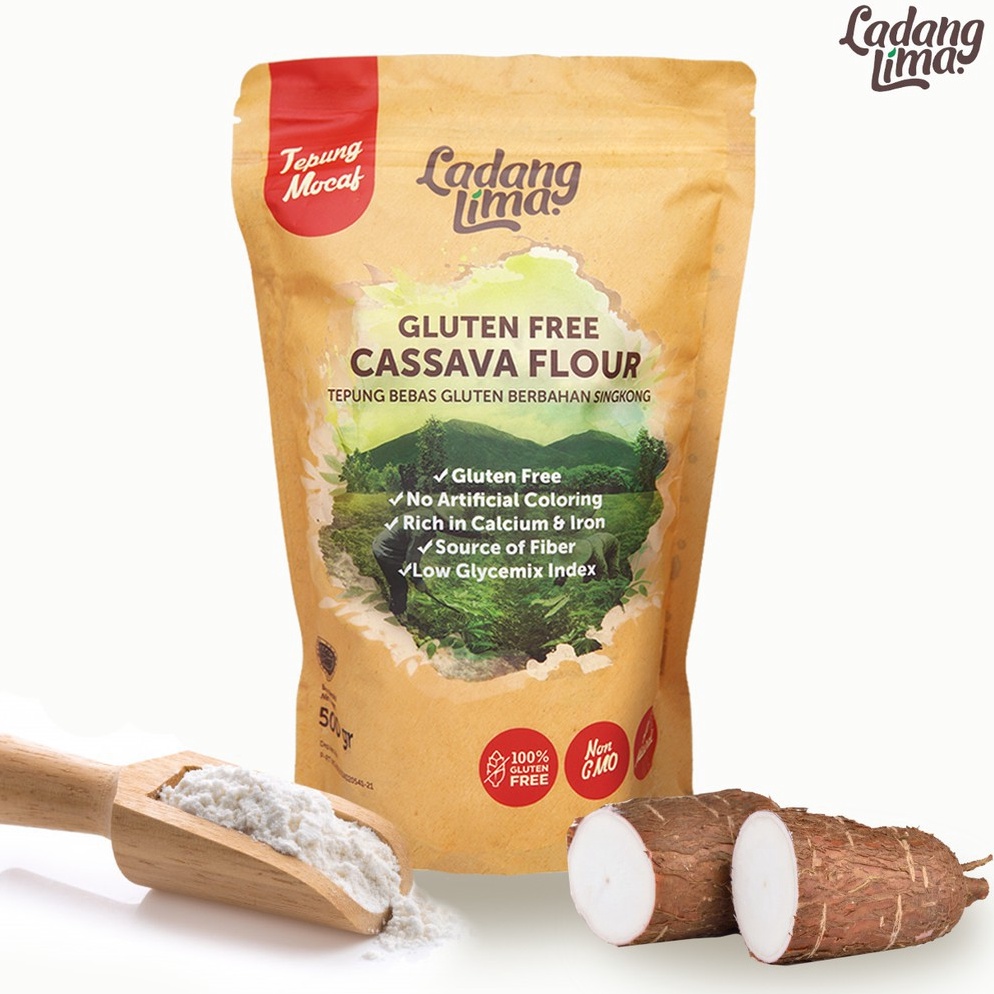 

YD8074 Ladang Lima Tepung Singkong / Tepung Mocaf / Cassava All Purpose Flour ➻COD