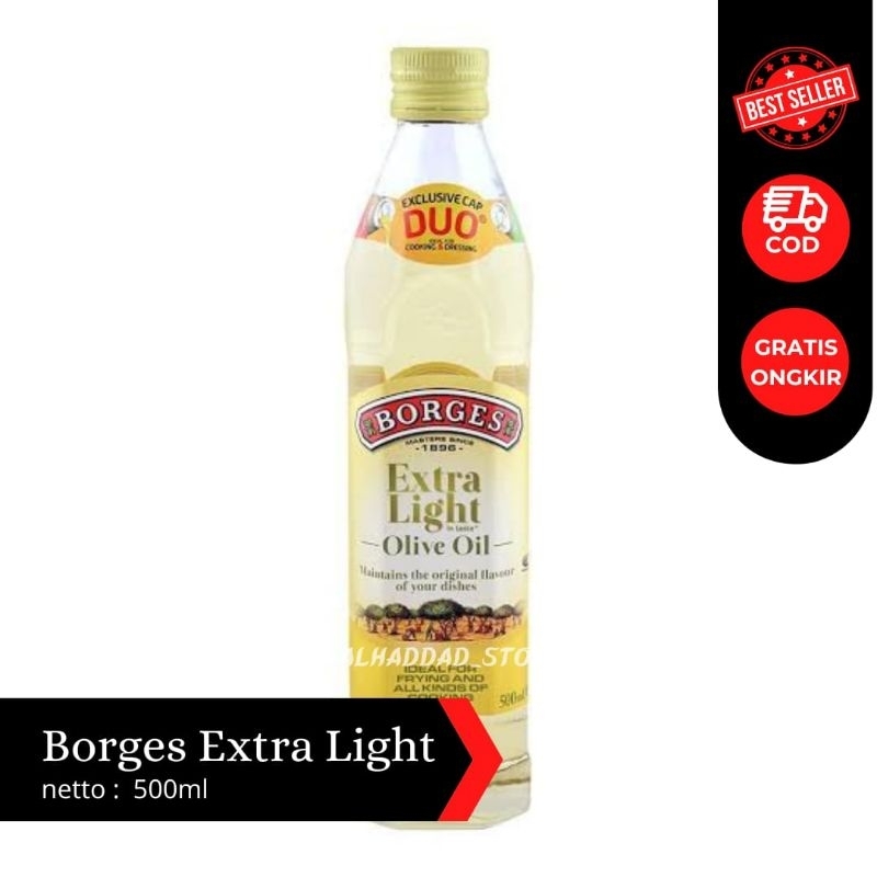 

Borges Extra Light Olive Oil 500ml ● Borges Untuk Masak dan Goreng