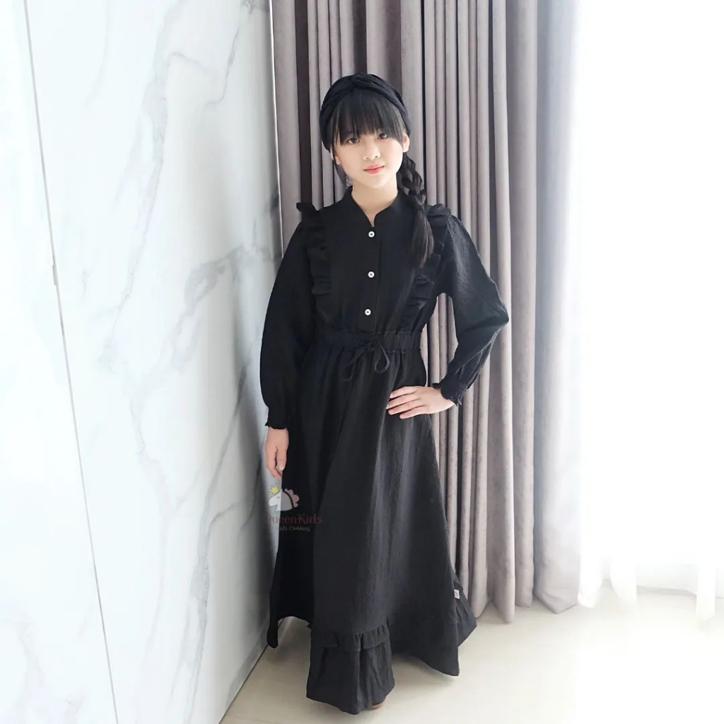 Gamis Anak Remaja Tanggung Viral Umur 10-12-15 Tahun | Outfit Remaja Kekinian | Baju Muslim Anak Per