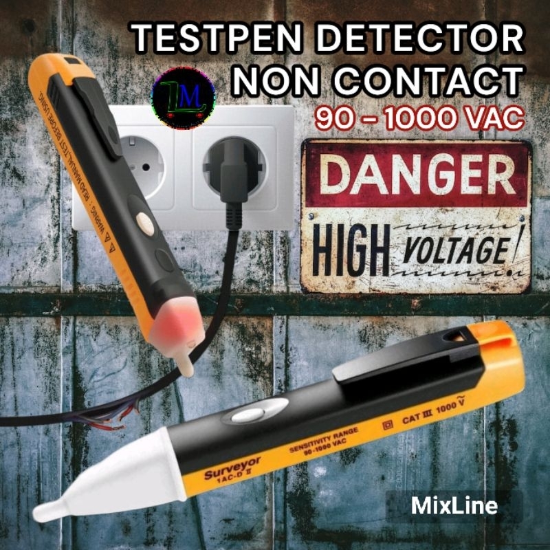 Tespen Detektor Non Contact AC Tespen Pengukur Arus Listrik || Tespen Digital AC/DC